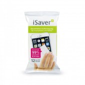 iSaver+ Desinfektions- und Reinigungstücher, 12er Spenderpackung